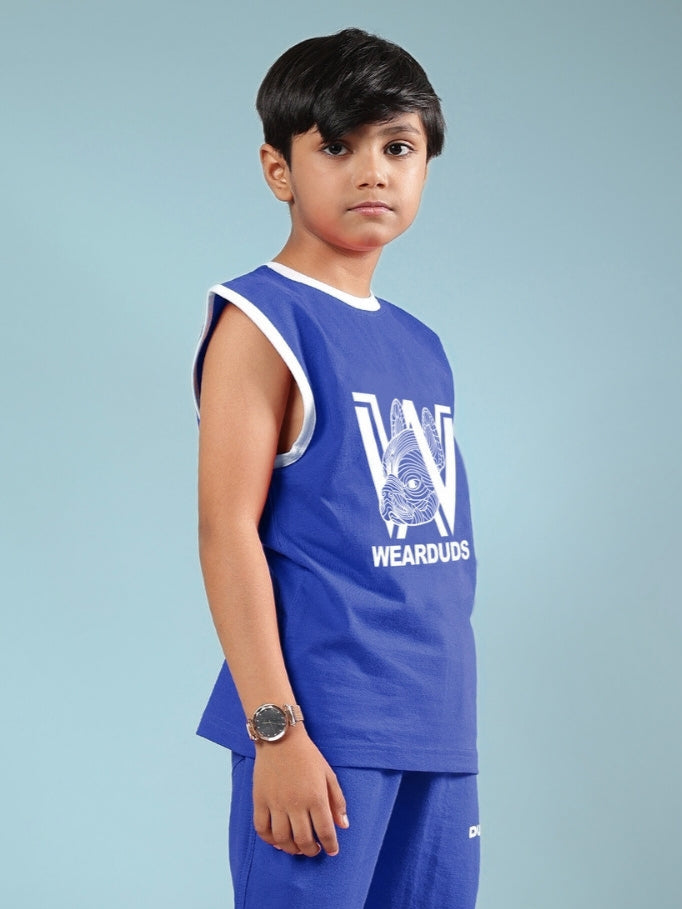 WASHINGTON HUSKIES T-SHIRT FOR BOYS & GIRLS (BLUE)