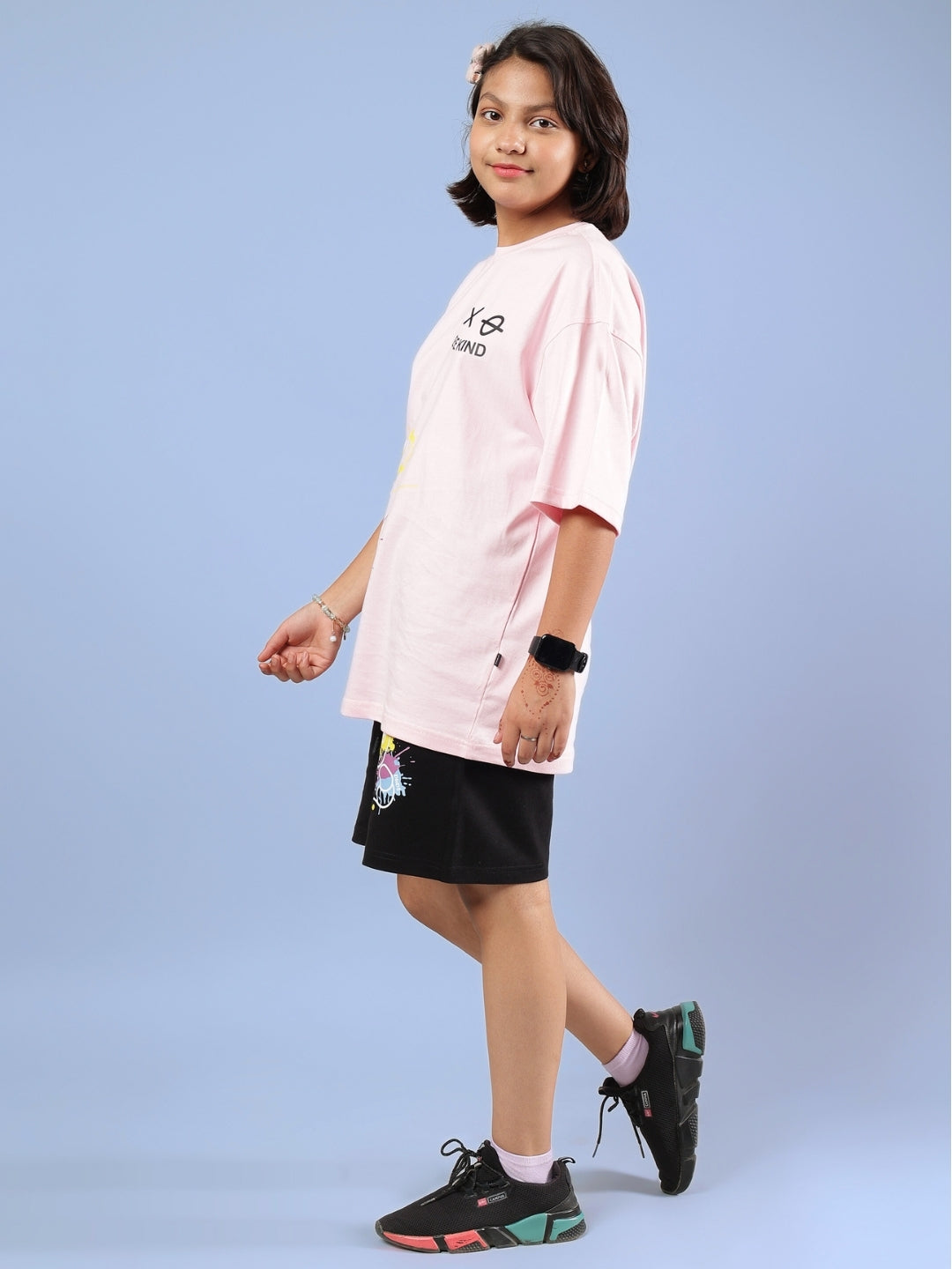 BE KIND CO-ORD FOR BOYS & GIRLS (PINK-BLACK)
