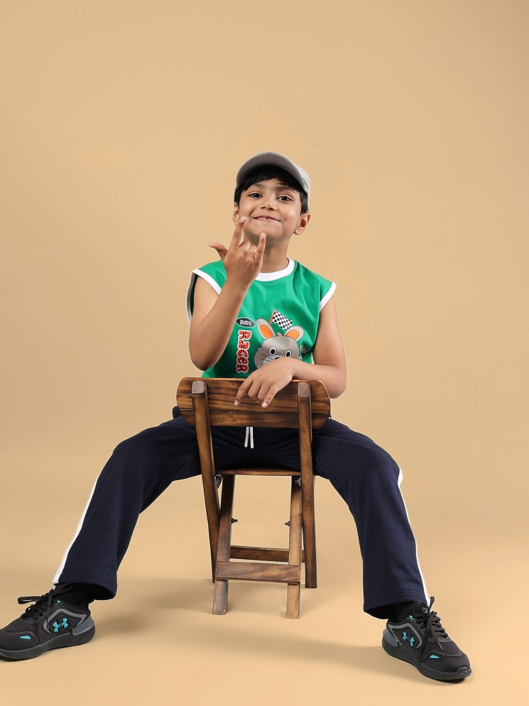 FORZA T-SHIRT FOR BOYS & GIRLS (GREEN)
