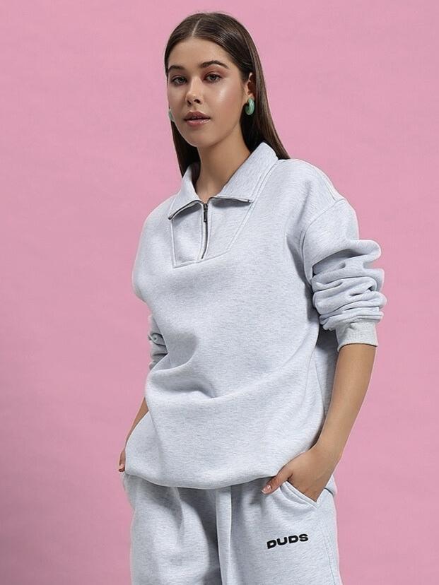 WOMEN'S BONA-FIDE SWEATSHIRT (MELANGE GREY)