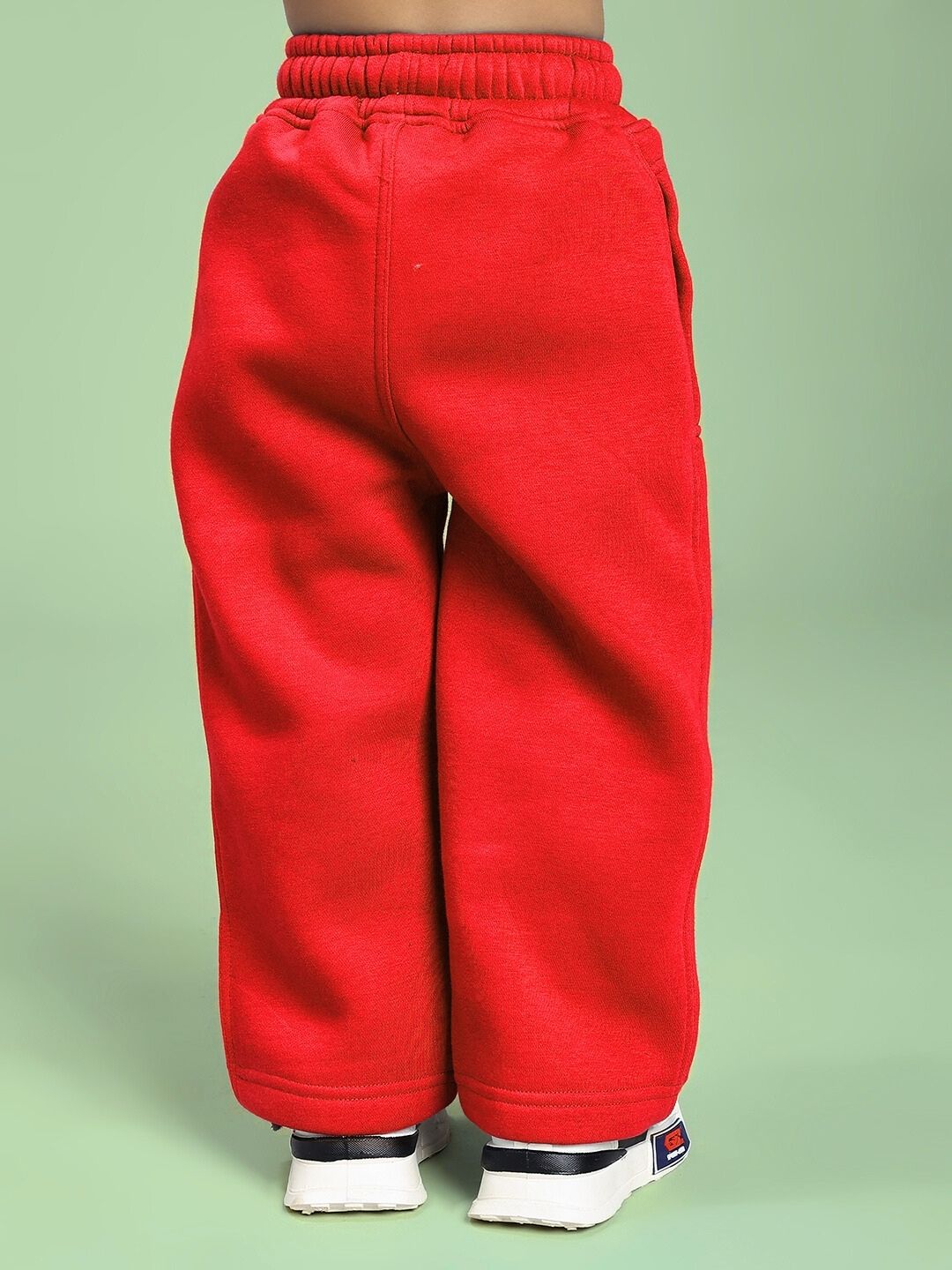 MAKE IT HAPPEN FLEECE JOGGER FOR BOYS AND GIRLS RED