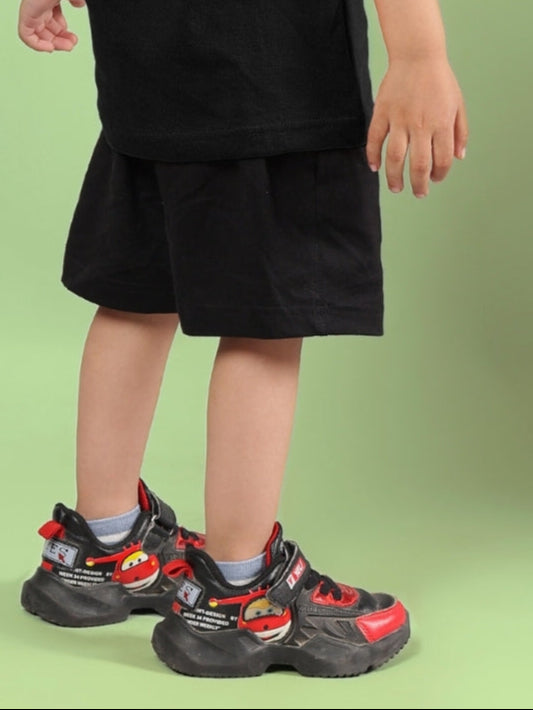 AMIGA SHORTS FOR BOYS & GIRLS (BLACK WHITE)