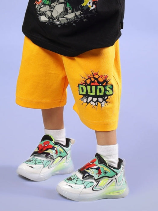 HULK SHORTS FOR BOYS & GIRLS (YELLOW)