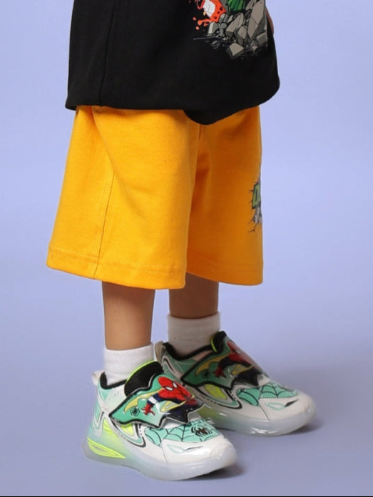 HULK SHORTS FOR BOYS & GIRLS (YELLOW)