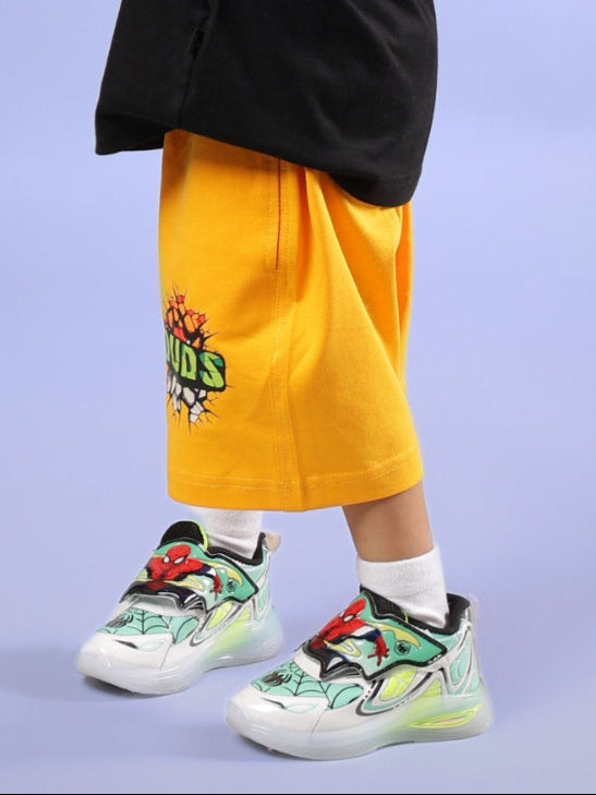 HULK SHORTS FOR BOYS & GIRLS (YELLOW)