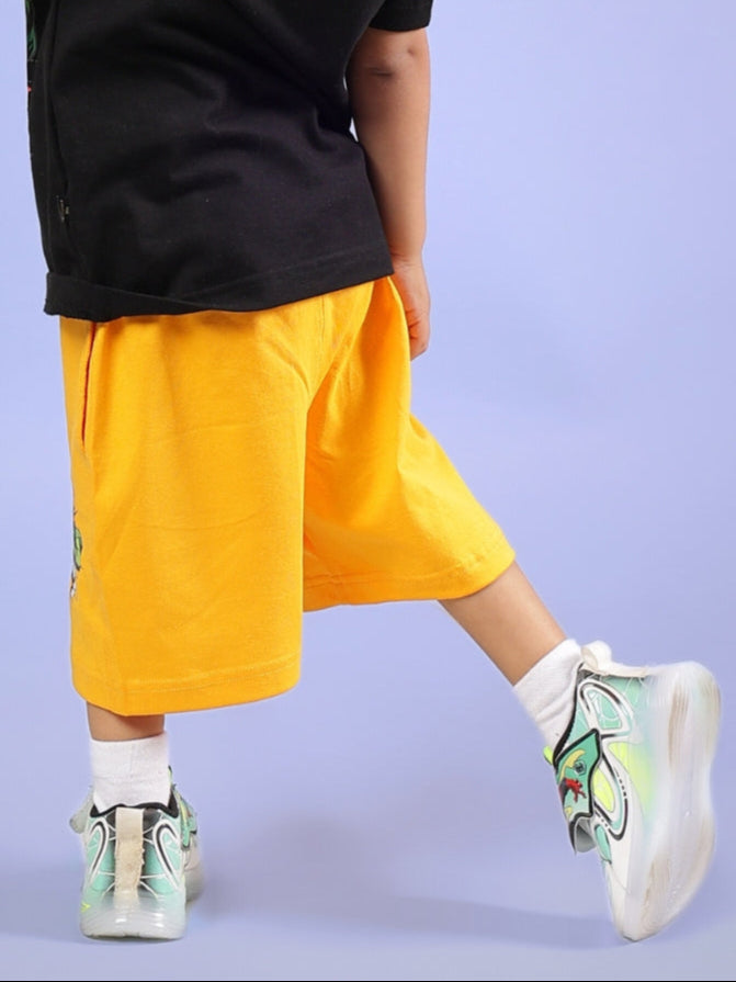 HULK SHORTS FOR BOYS & GIRLS (YELLOW)