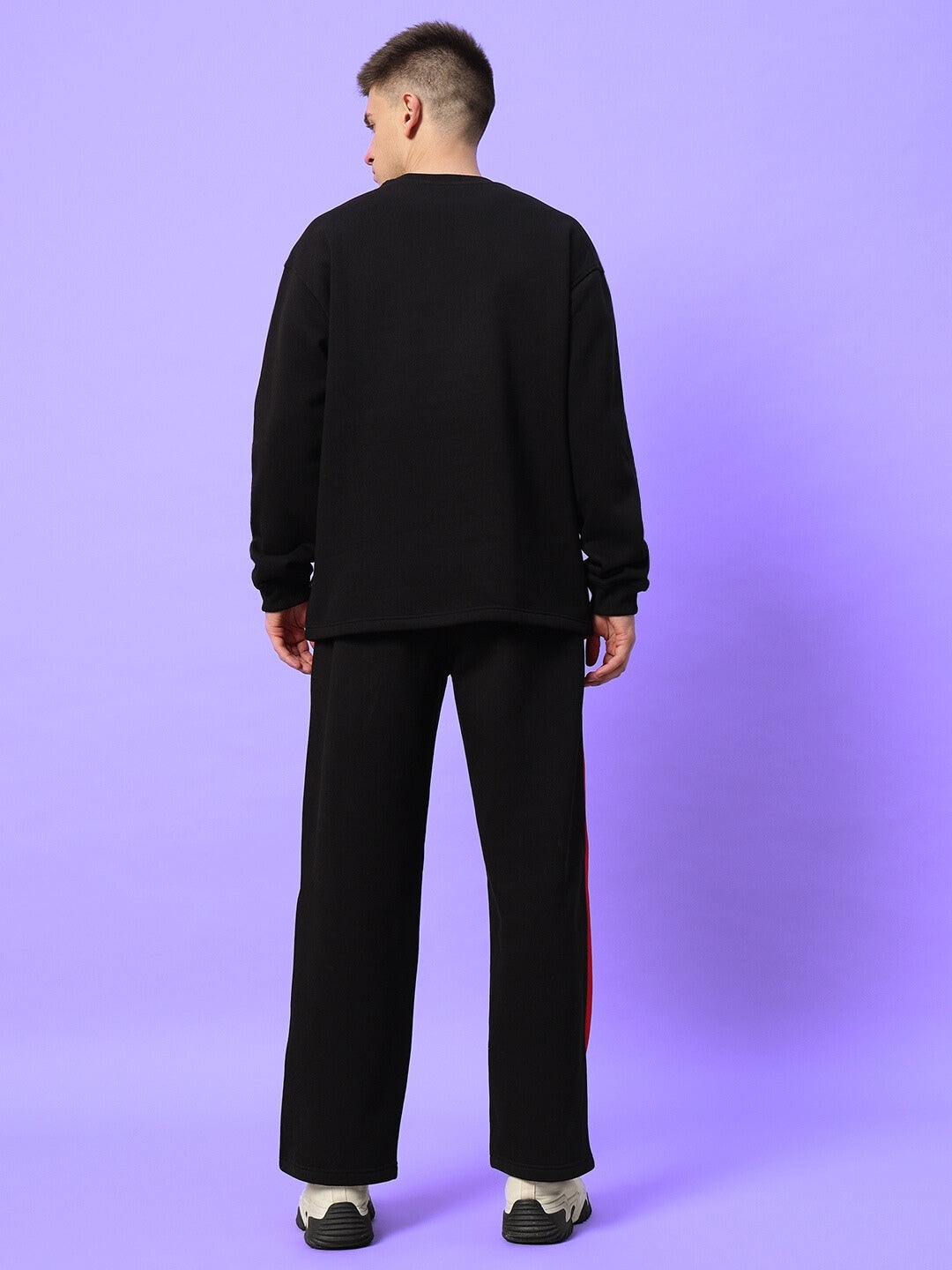 WD FIREBALL COLORBLOCK CO-ORD (BLACK-RED)