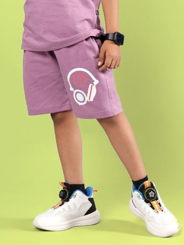 STOIC SHORTS FOR BOYS & GIRLS (PULM PURPLE)
