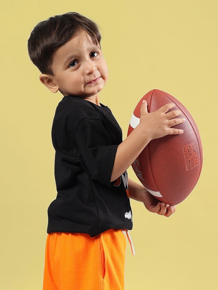 GOOFY OVERSIZED T-SHIRT FOR BOYS & GIRLS (BLACK)