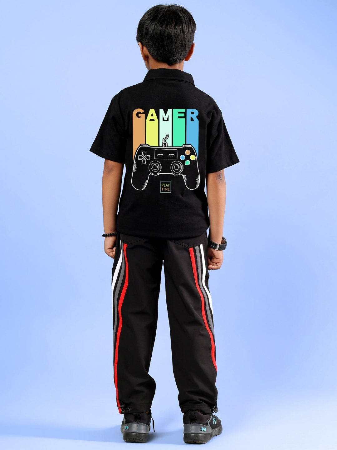 FOREVER GAMER CO-ORD FOR BOYS & GIRLS (BLACK)