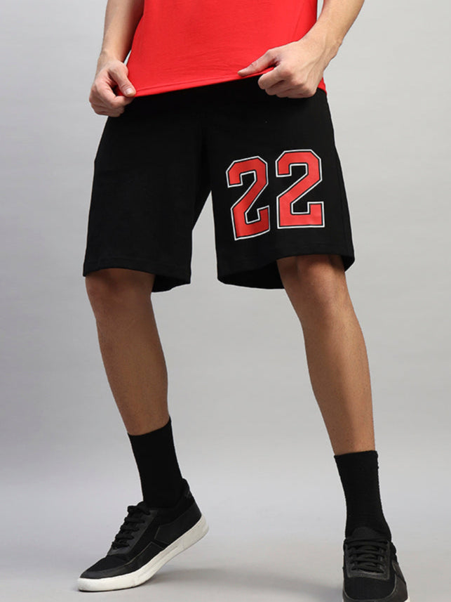 AMIGA REGULAR FIT SHORTS (BLACK)