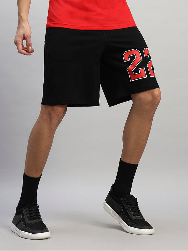 AMIGA REGULAR FIT SHORTS (BLACK)