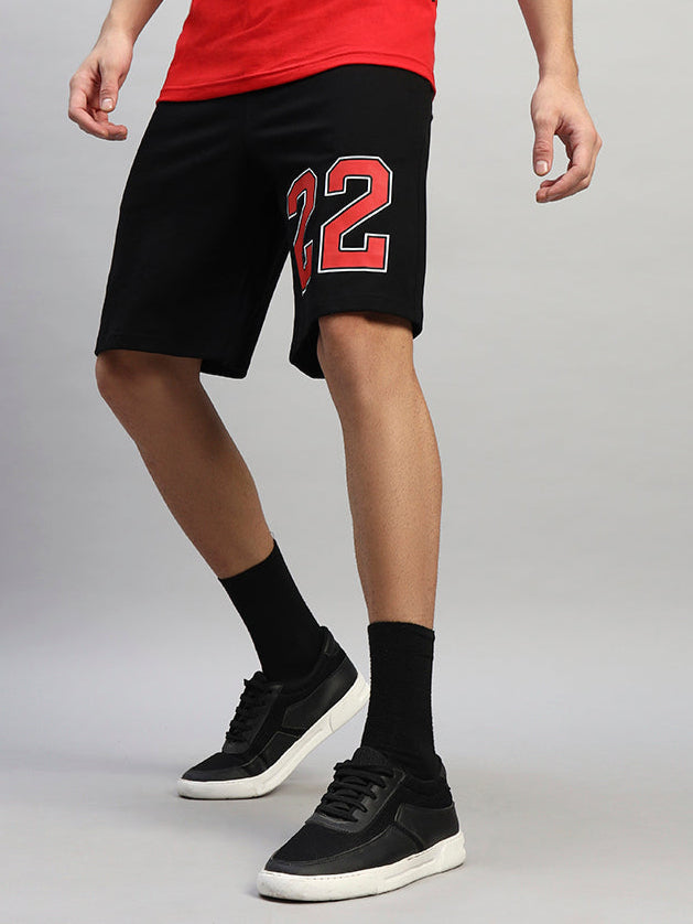 AMIGA REGULAR FIT SHORTS (BLACK)