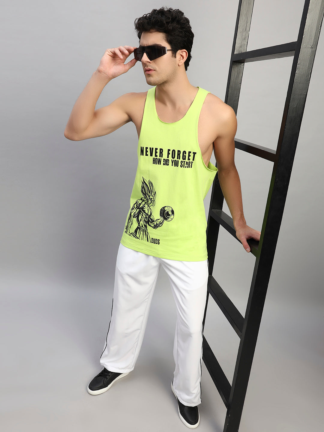RELIGHT RELAXED-FIT JOGGERS (WHITE)