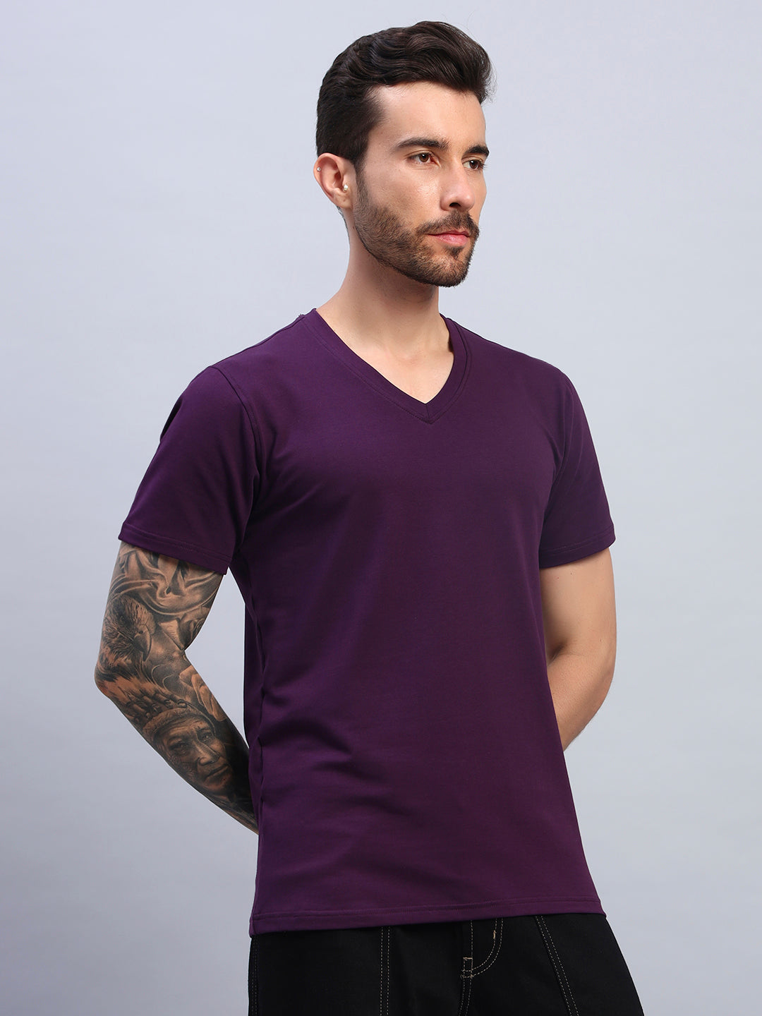 MYCO REGULAR FIT T-SHIRT (PURPLE)