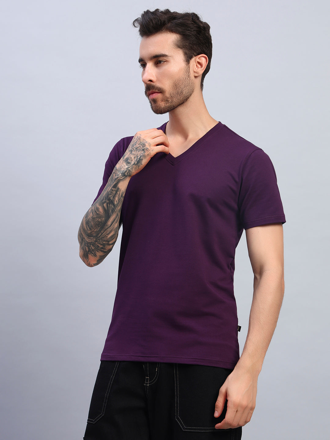MYCO REGULAR FIT T-SHIRT (PURPLE)