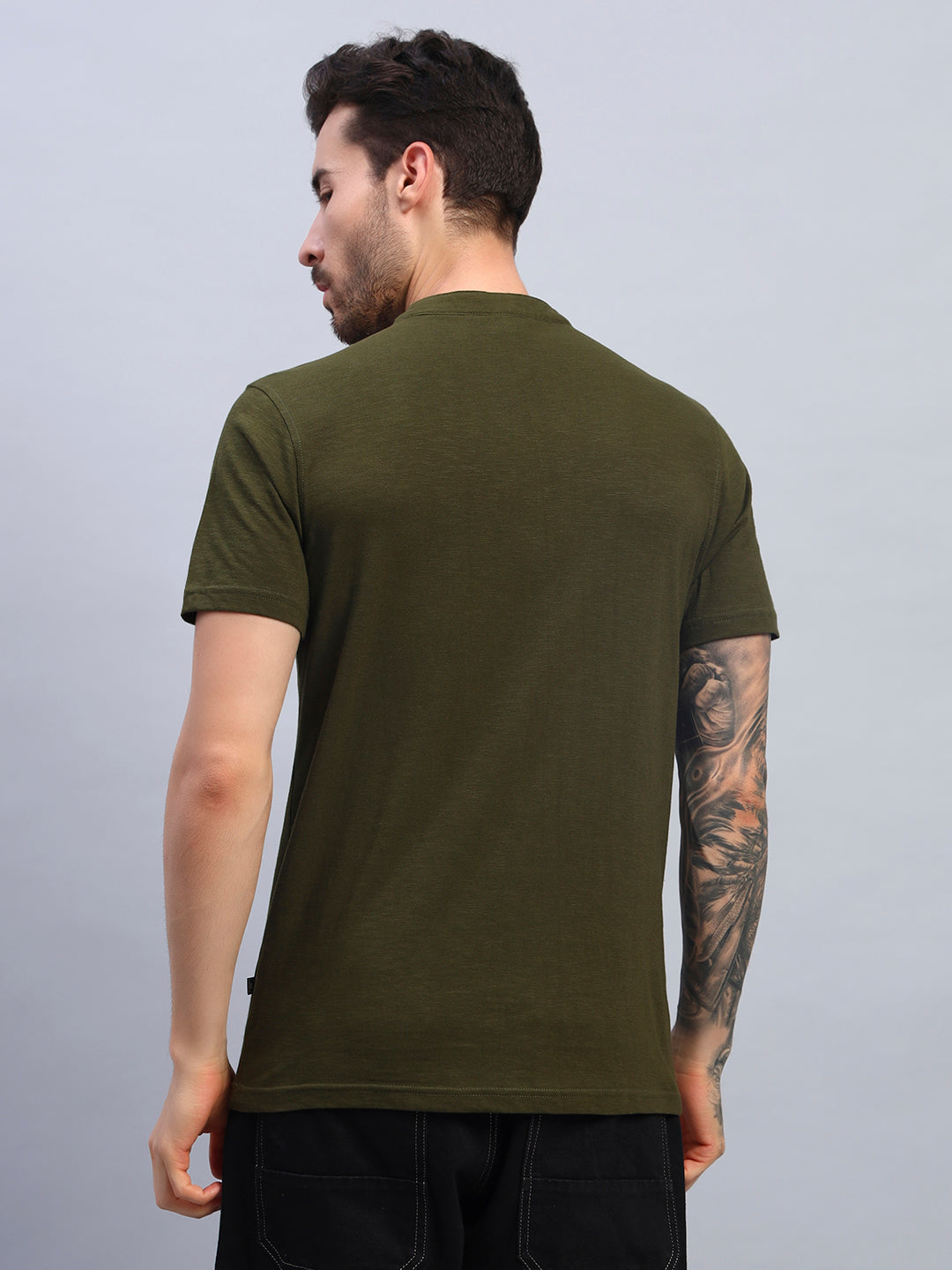ALBET REGULAR FIT T-SHIRT (OLIVE GREEN)