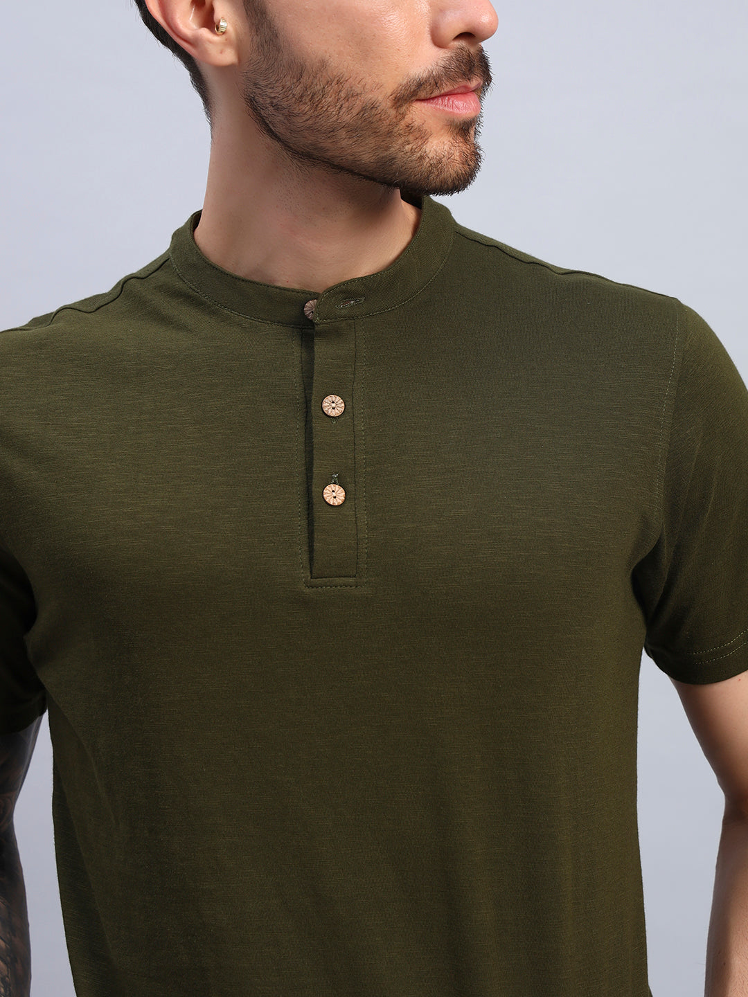 ALBET REGULAR FIT T-SHIRT (OLIVE GREEN)