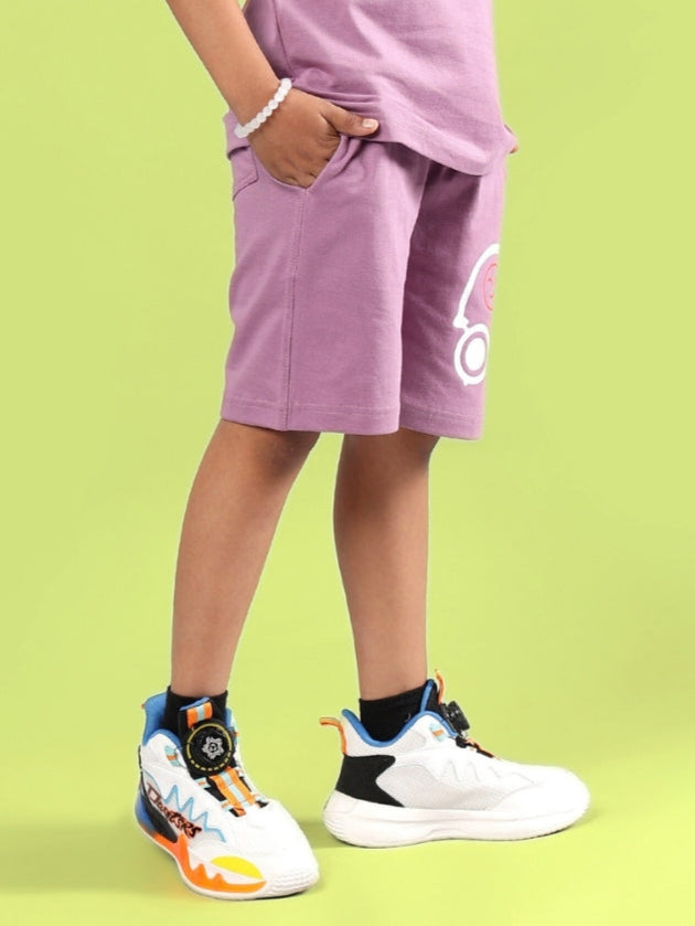 STOIC SHORTS FOR BOYS & GIRLS (PULM PURPLE)
