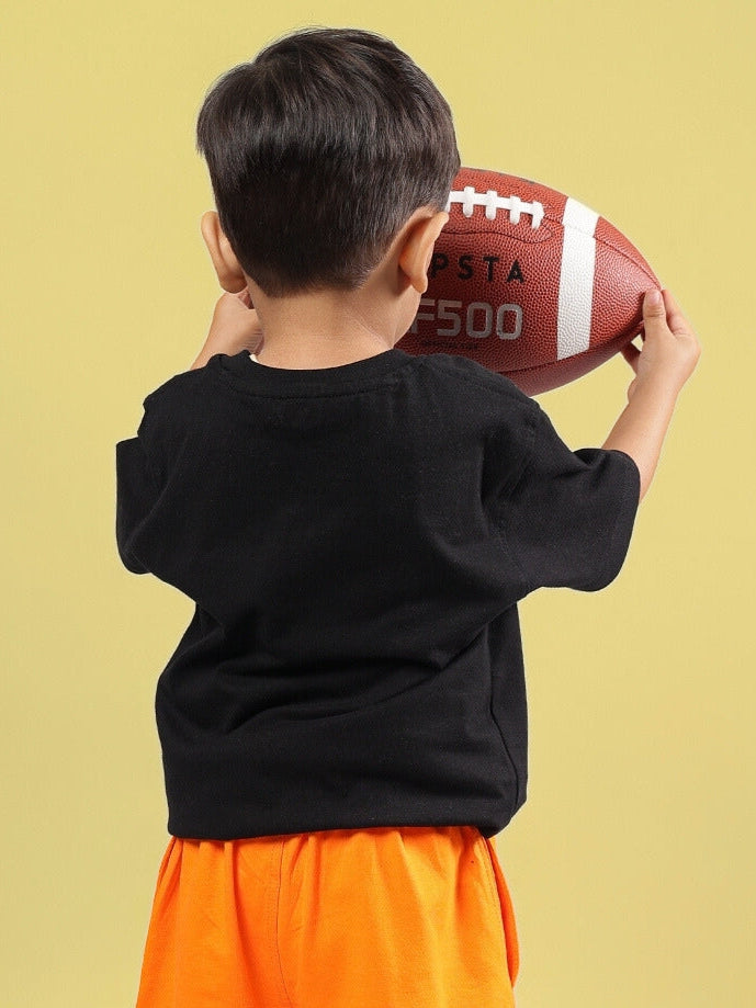 GOOFY OVERSIZED T-SHIRT FOR BOYS & GIRLS (BLACK)