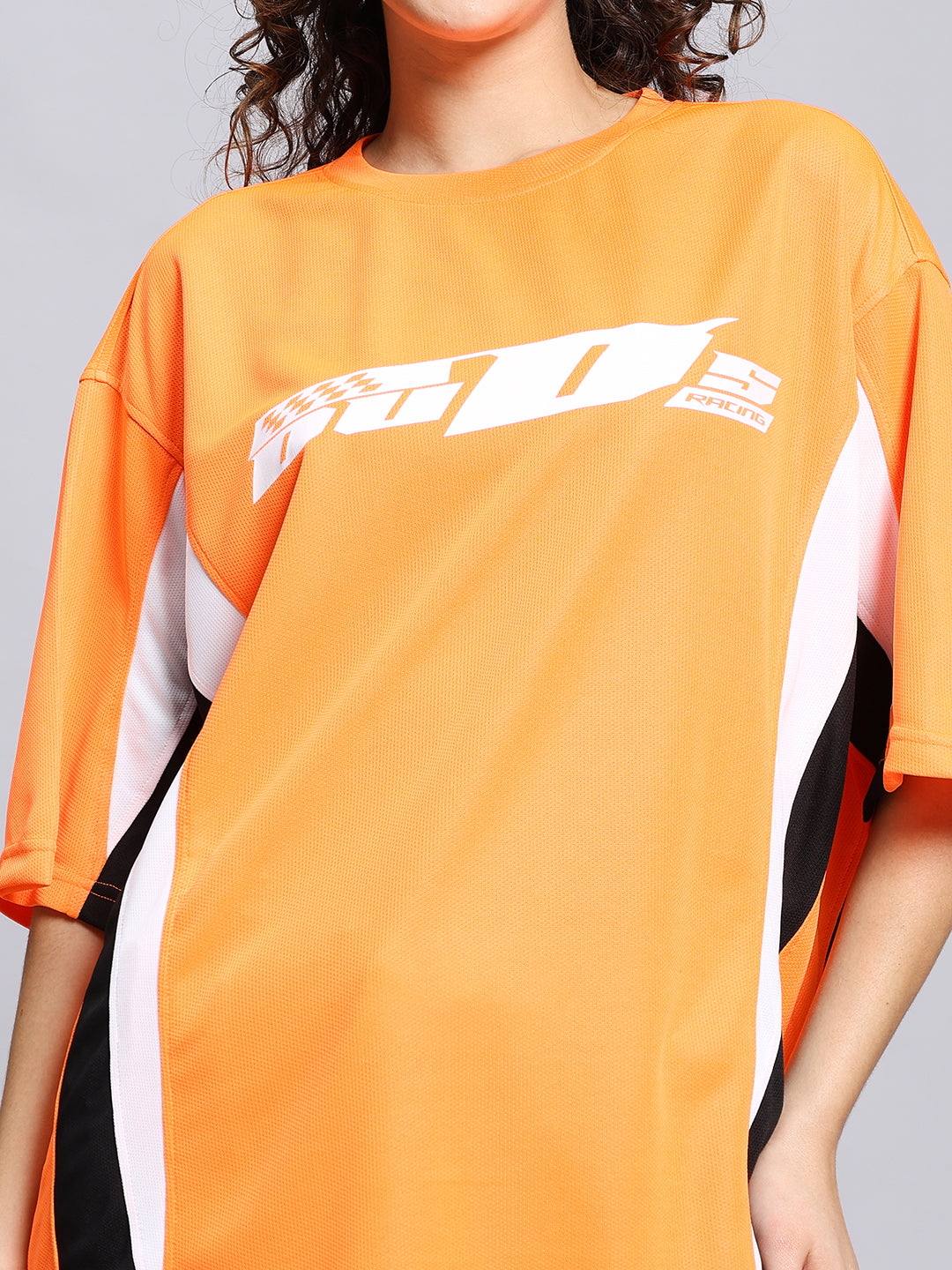 Women's Fifa Colorblock Co-Ord Set (Orange)