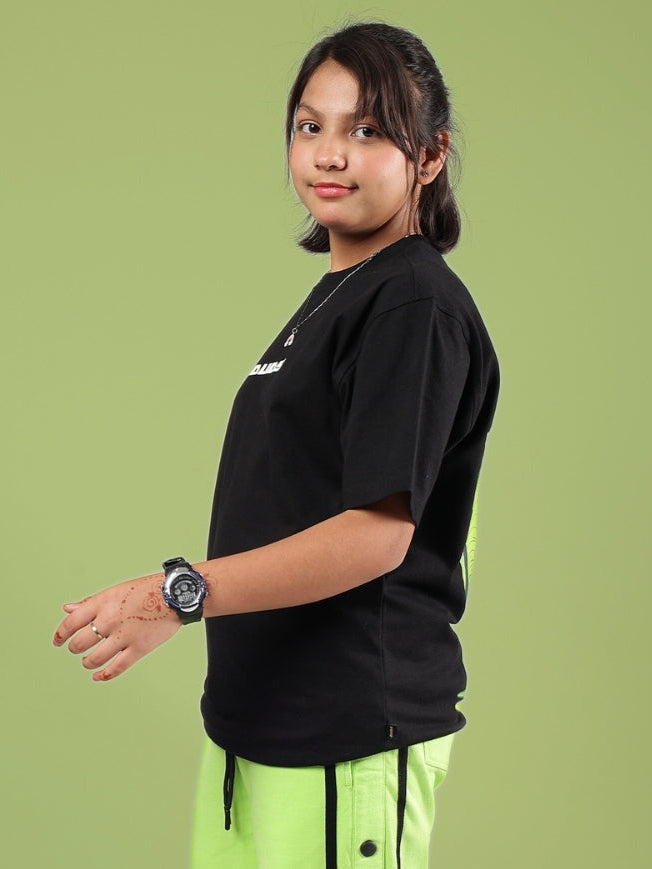 JUMBO T-SHIRT FOR BOYS & GIRLS (BLACK)