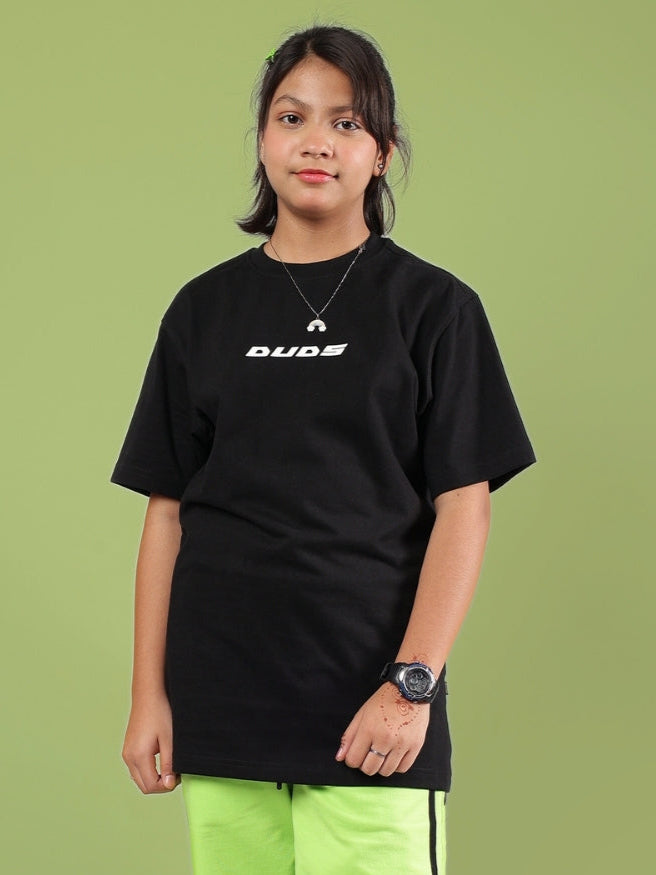 JUMBO T-SHIRT FOR BOYS & GIRLS (BLACK)