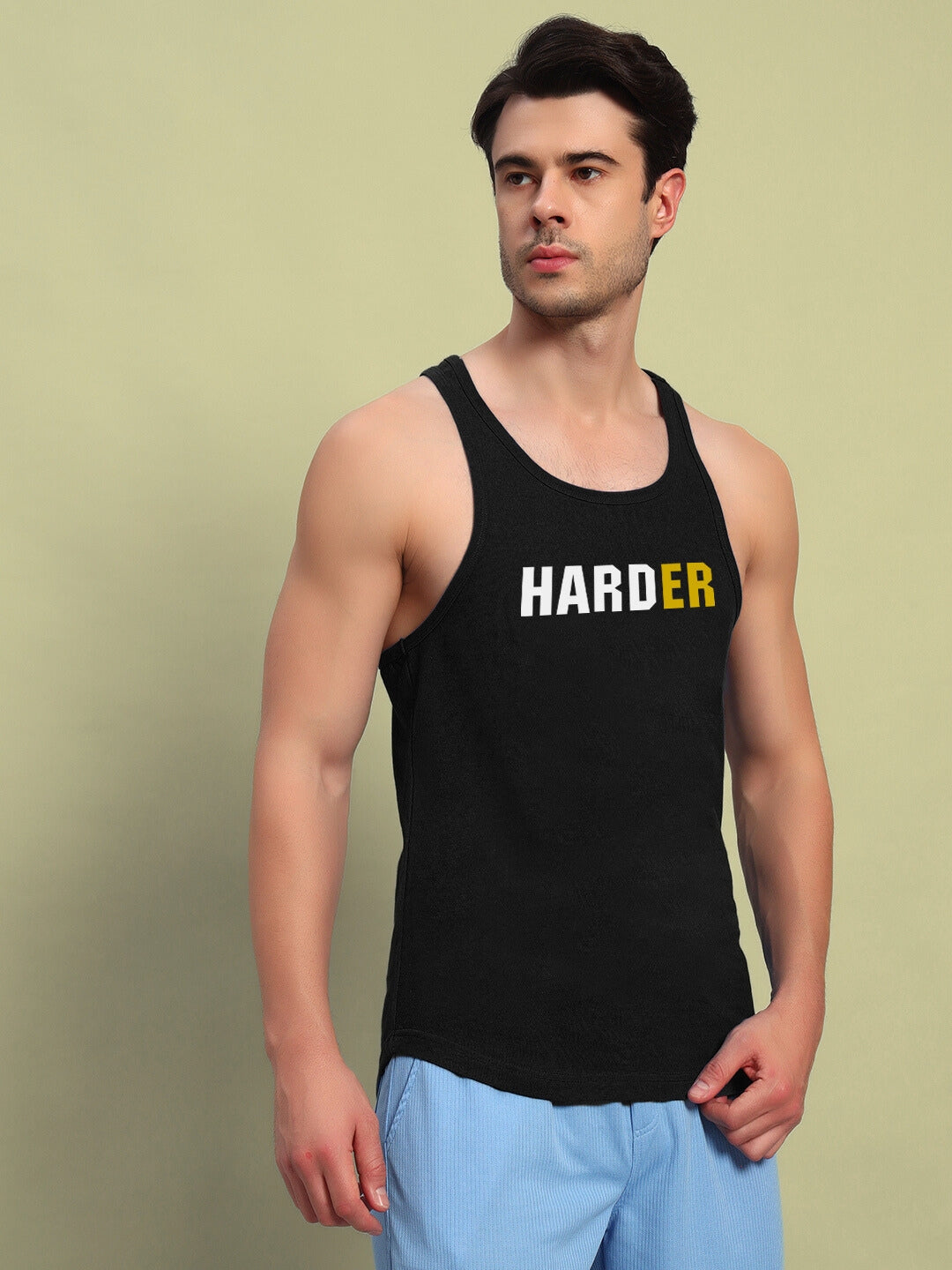 HARDER GYM T-SHIRT (BLACK)