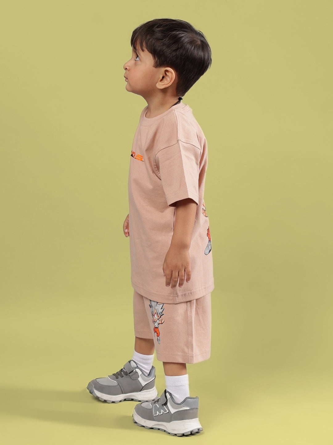 GOHAN CO-ORD FOR BOYS & GIRLS (BEIGE)