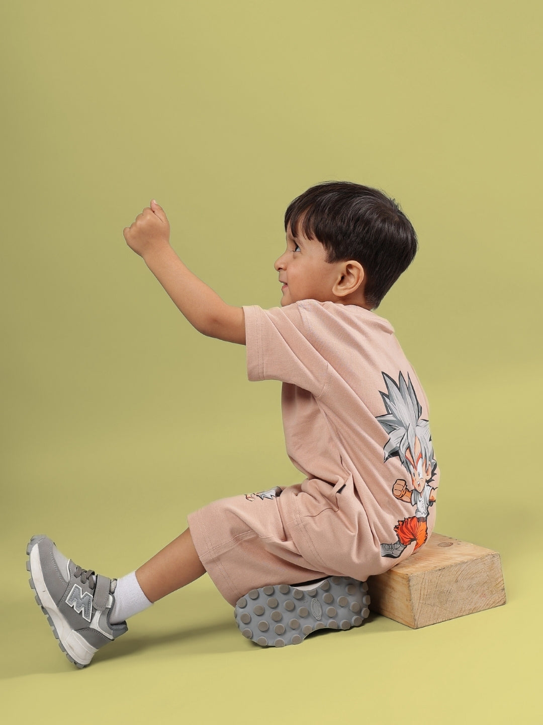 GOHAN SHORTS FOR BOYS & GIRLS (BEIGE)