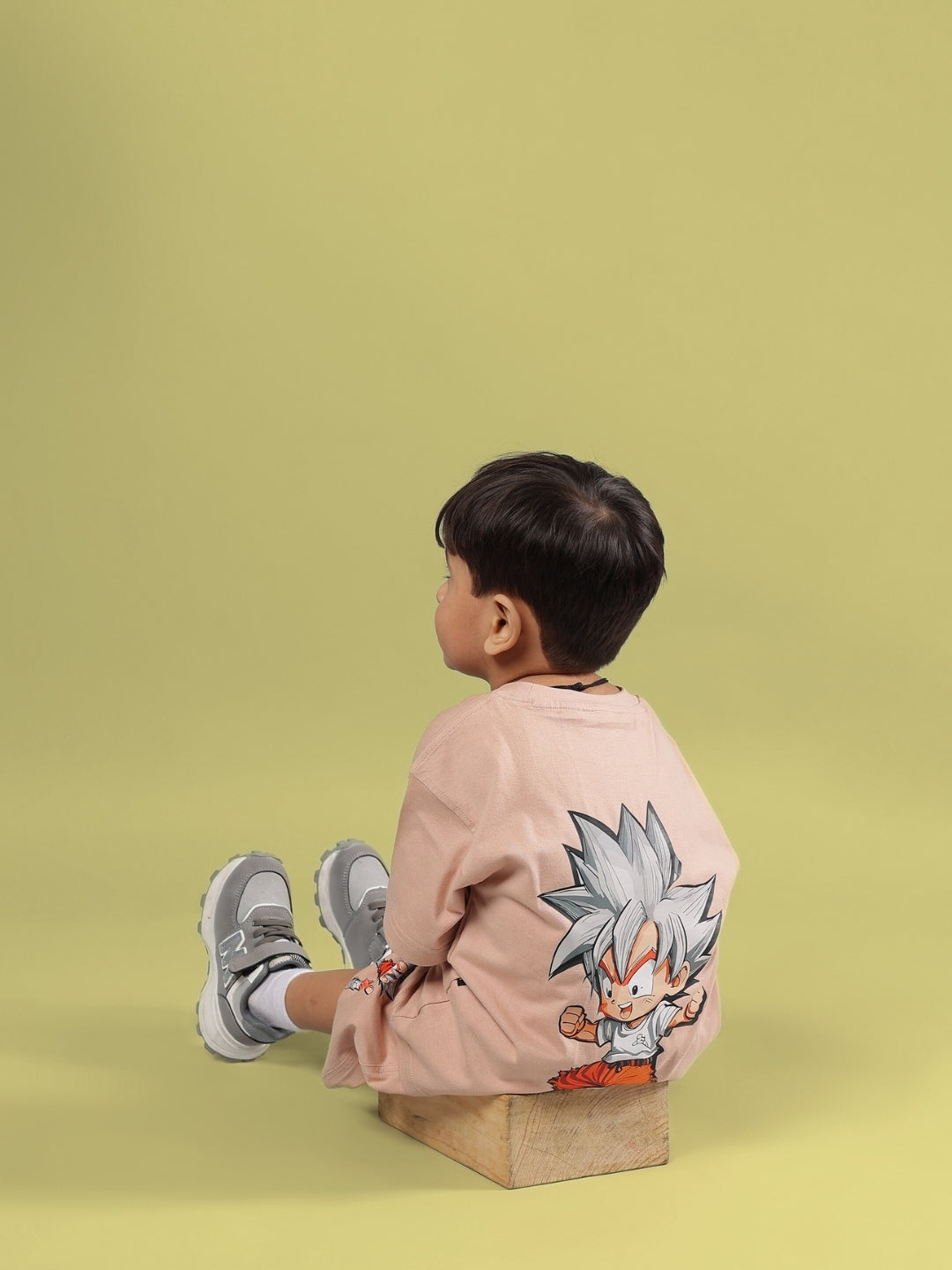 GOHAN CO-ORD FOR BOYS & GIRLS (BEIGE)