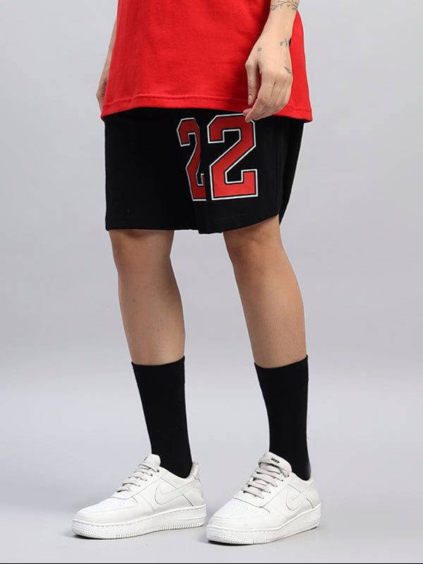 WOMEN'S AMIGA REGULAR FIT SHORTS (BLACK)