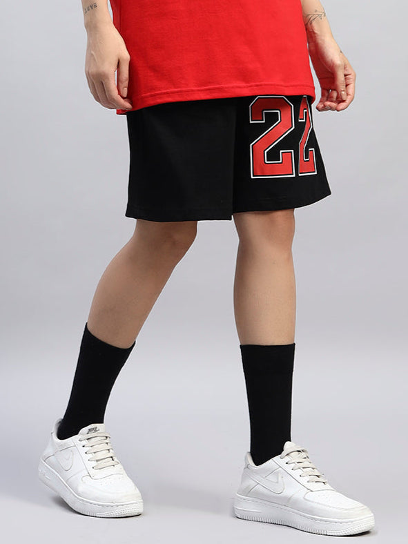 WOMEN'S AMIGA REGULAR FIT SHORTS (BLACK)