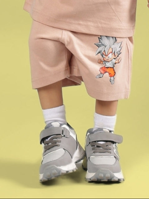 GOHAN SHORTS FOR BOYS & GIRLS (BEIGE)