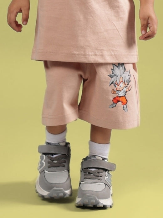 GOHAN SHORTS FOR BOYS & GIRLS (BEIGE)