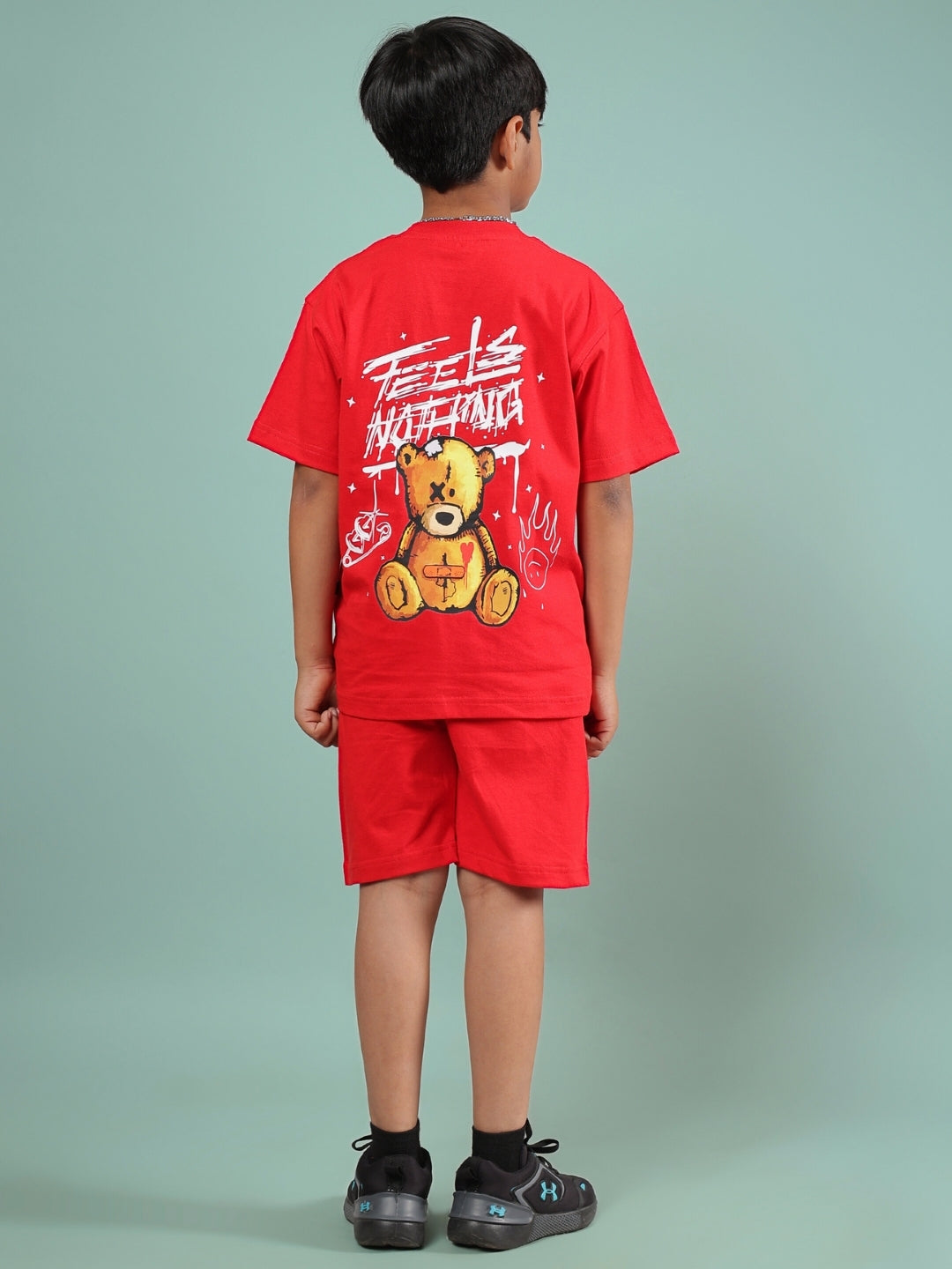 FEELS NOTHING CO-ORD FOR BOYS & GIRLS (RED)