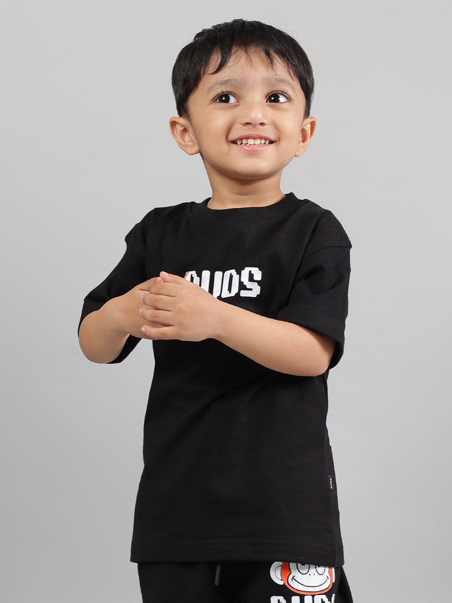 BINGO T-SHIRT FOR BOYS & GIRLS (BLACK)