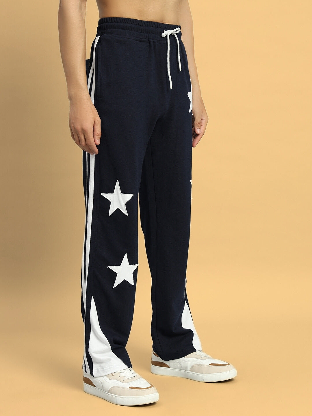 DROOP RELAXED JOGGERS (NAVY BLUE)