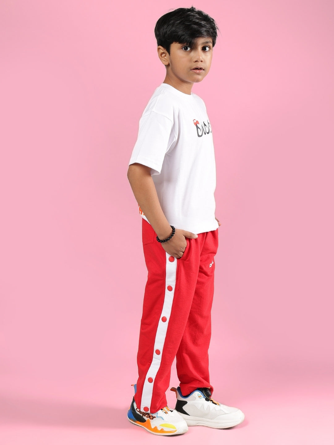 PALOMA CO-ORD FOR BOYS & GIRLS (WHITE RED)