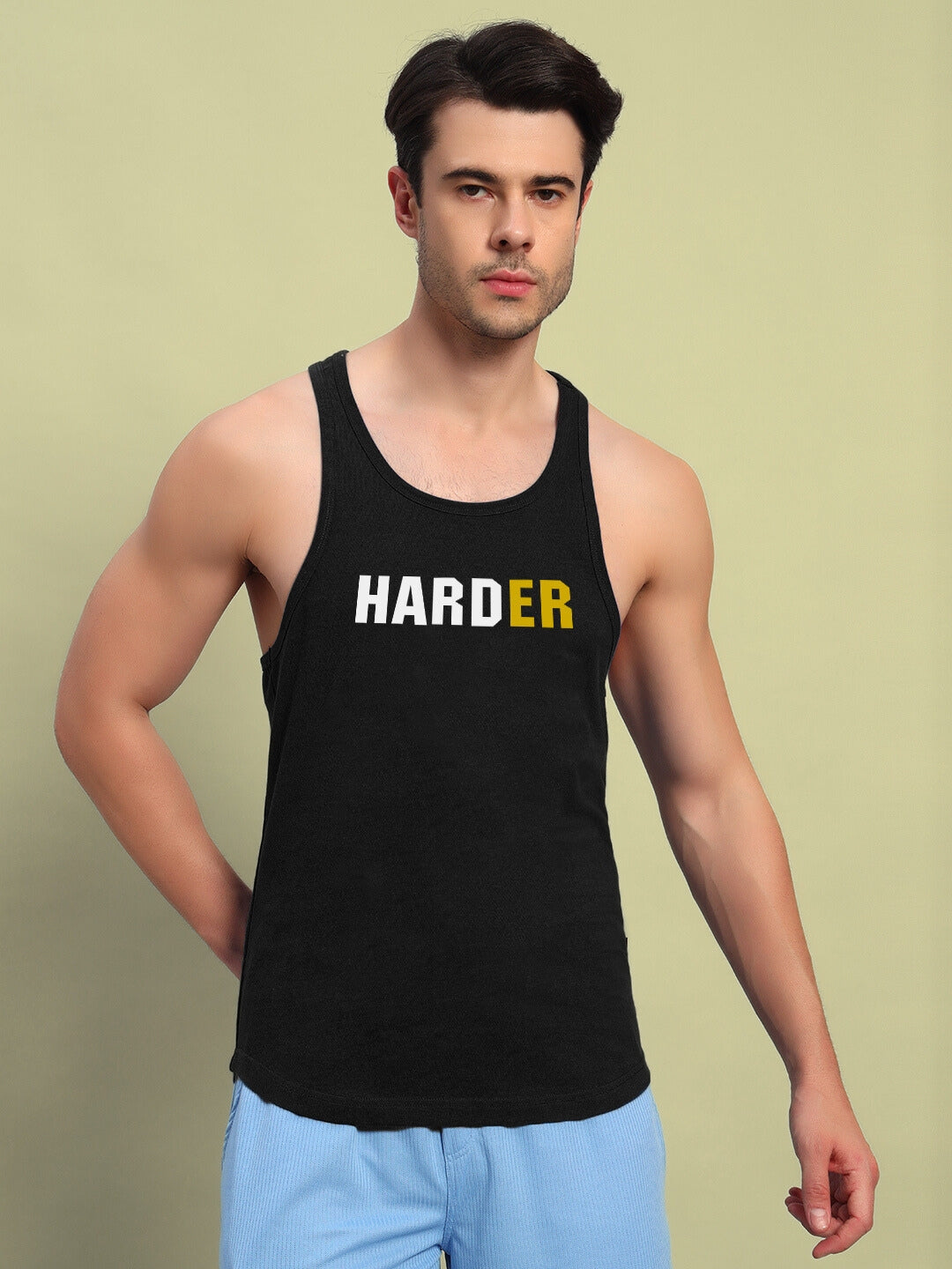 HARDER GYM T-SHIRT (BLACK)