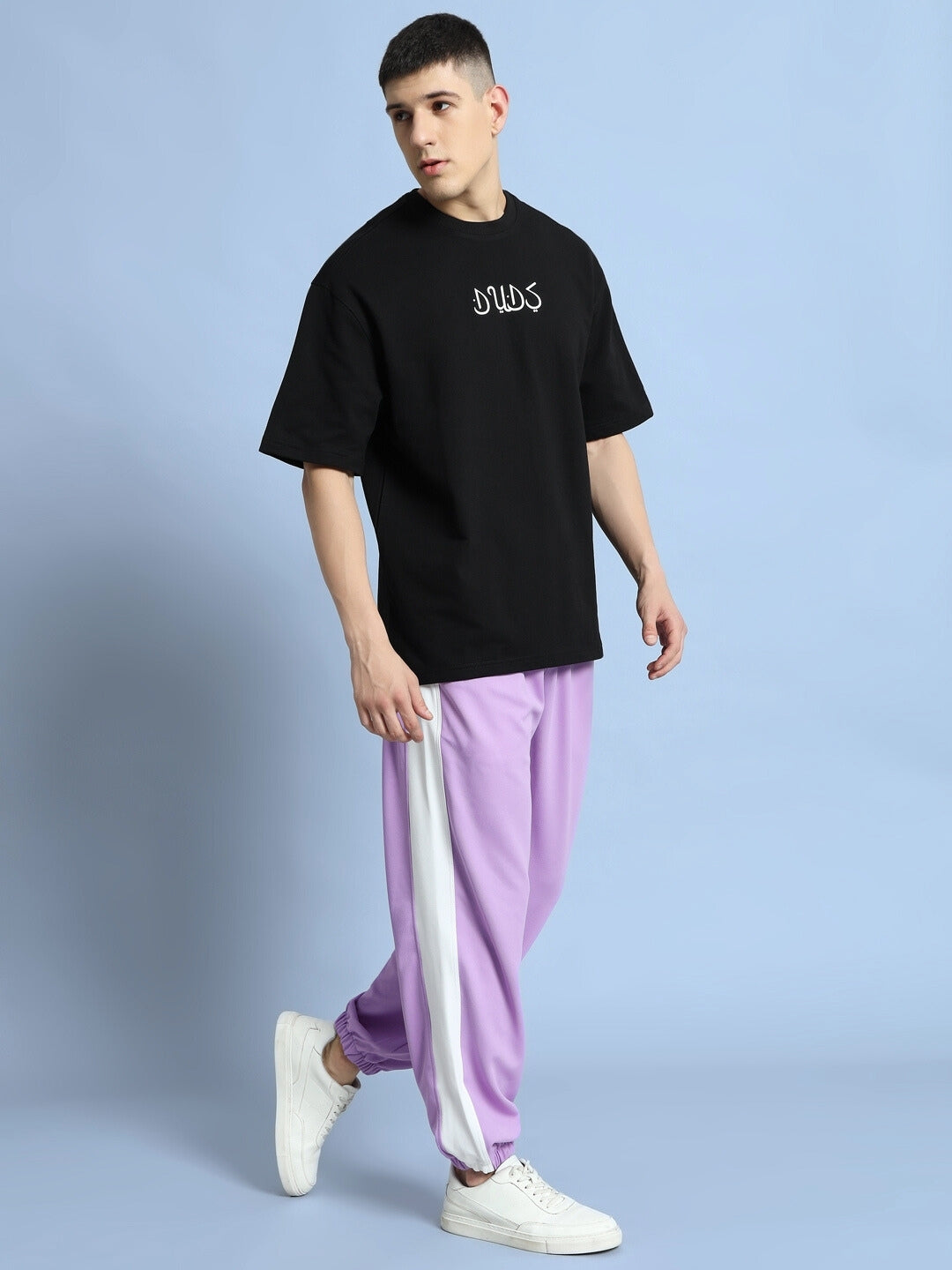 EUPHORIA JOGGERS (LAVENDER-WHITE)