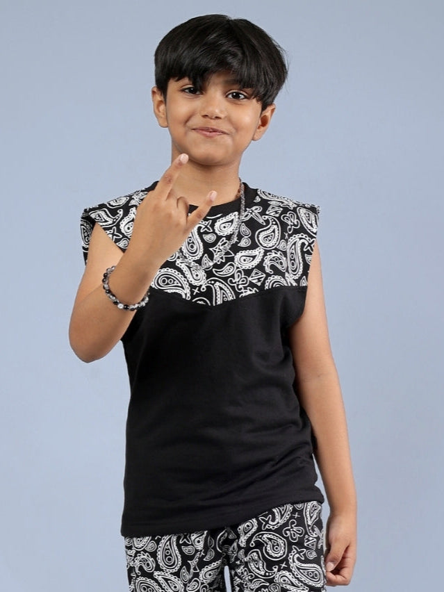 FREESTYLER OVERSIZED T-SHIRT FOR BOYS & GIRLS (BLACK)