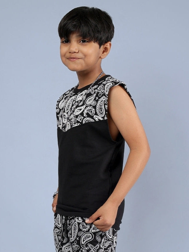 FREESTYLER OVERSIZED T-SHIRT FOR BOYS & GIRLS (BLACK)