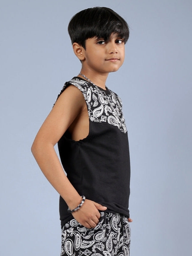 FREESTYLER OVERSIZED T-SHIRT FOR BOYS & GIRLS (BLACK)