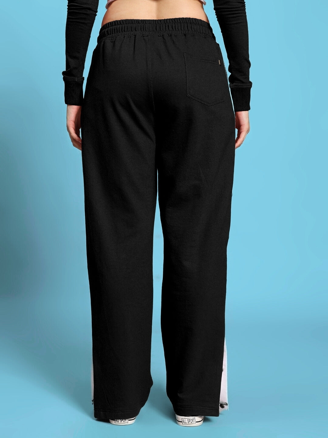 WOMEN'S EZEL CO-ORD SET (BLACK-WHITE)