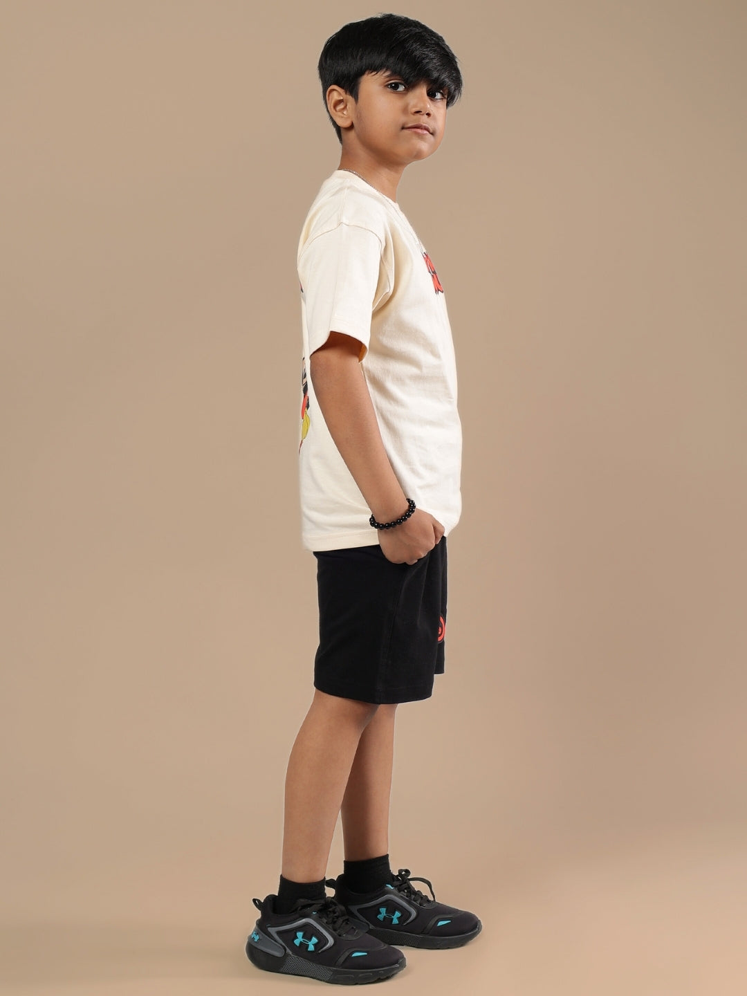 DUDS MOUSE CO-ORD FOR BOYS & GIRLS (BEIGE-BLACK)