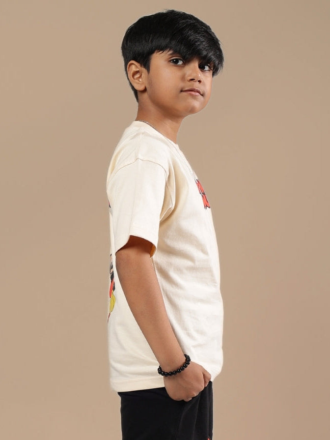 DUDS MOUSE T-SHIRT FOR BOYS & GIRLS (OFF WHITE)