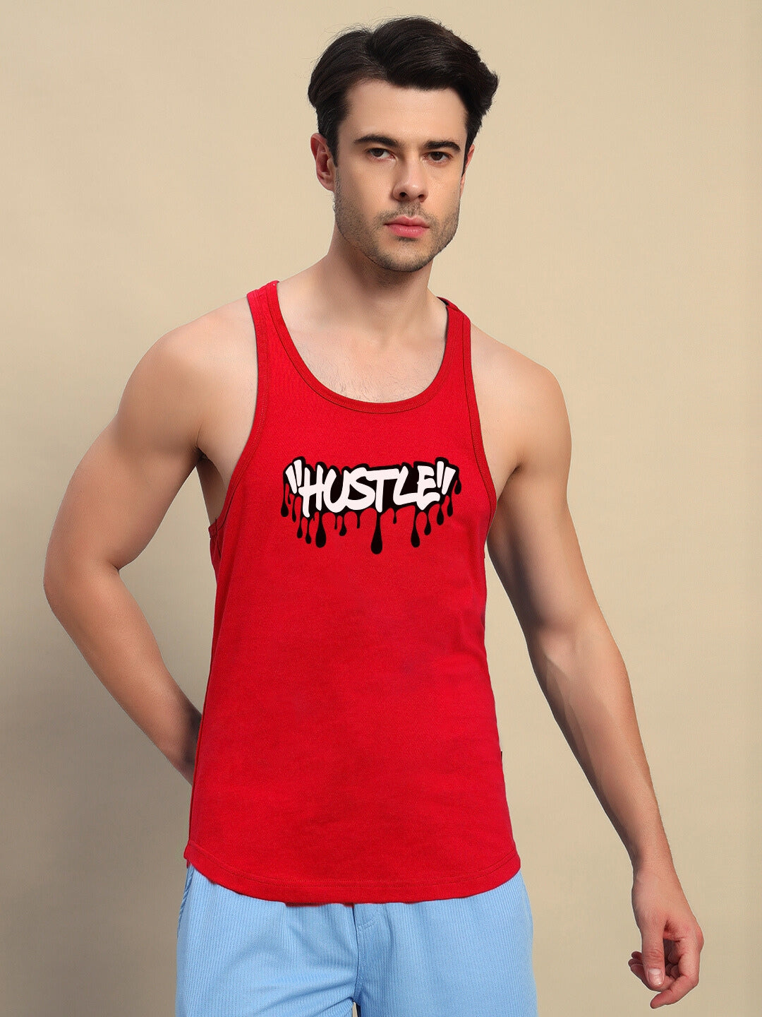 PRIMITIVE HUSTLE GYM T-SHIRT (RED)