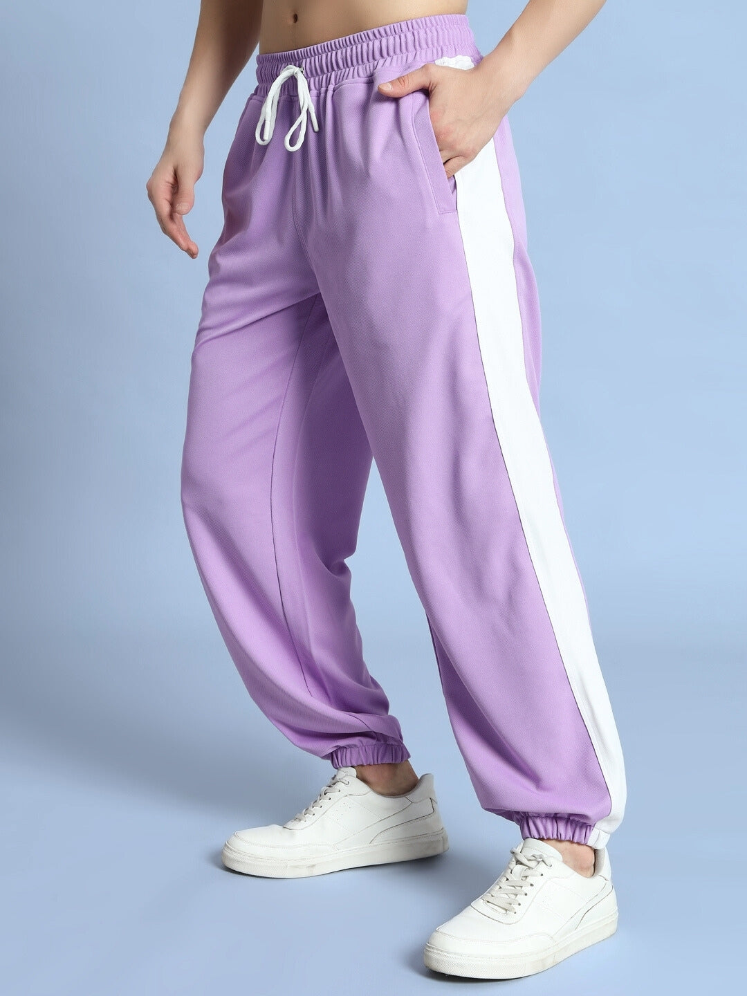 EUPHORIA JOGGERS (LAVENDER-WHITE)