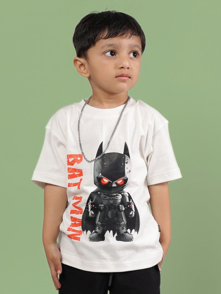 ROBIN T-SHIRT FOR BOYS & GIRLS (OFF WHITE)